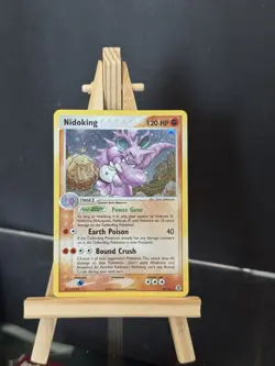 Pokemon Nidoking 8/112 Holo Swirl 2004 EX Fire Red Leaf Green Near Mint Clean - Image 1