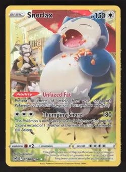Snorlax TG10/TG30 Pokemon TCG Lost Origin Trainer Gallery VLP - Image 1