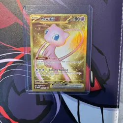 Mew ex 205/165 Gold Full Art Scarlet & Violet 151 Holo Pokemon TCG 2023 - Image 1