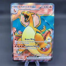 Pokemon TCG Charizard Ex 183/165 Ultra Rare Scarlet & Violet 151 Holo - Image 1