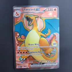 Pokemon TCG Charizard Ex 183/165 Ultra Rare Scarlet & Violet 151 Holo - Image 3