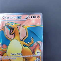 Pokemon TCG Charizard Ex 183/165 Ultra Rare Scarlet & Violet 151 Holo - Image 5