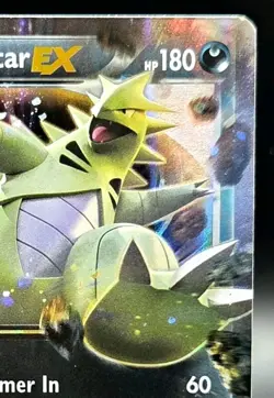 2015 Tyranitar EX Holo Ultra Rare Pokemon XY - Ancient Origins 42/98 NM - Image 4