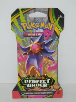 Pokemon Mega Evolution Perfect Order Sleeved Booster Pack Lot of 4 - Image 2