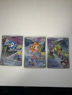 Pokemon TCG First Partner Illustration Collection Series 1 Sinnoh Starters - Image 1