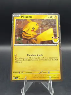 Pikachu 051/162 - Pokemon Day 2026 Stamped 30th Anniversary Cosmos - Near Mint - Image 2