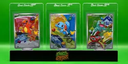 Pokemon First Partner Illustration Collection Series 1 Kanto Gen 1 Starters Set - Image 1