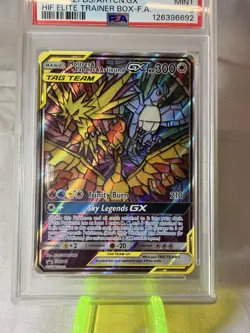 2019 POKEMON SM BLACK STAR PROMO #SM210 MLTRS/ZPDS/ARTCN.GX HIF PSA 9 - Image 3