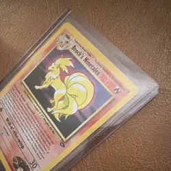 Pokemon Brock's Ninetales Gym Challenge Holo Rare 3/132 70 HP Wizards English - Image 3