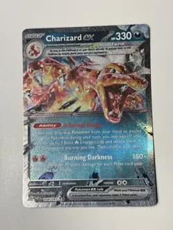 Pokemon TCG Charizard ex 054/091 Paldean Fates Tera Holo 330 HP English - Image 1
