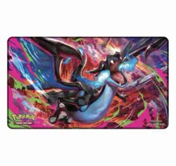 Pokemon Phantasmal Flames Charizard MEGA X UPC Play Mat Rubber Playmat - Image 1
