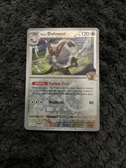 136/159 Hop's Dubwool : Rare Holo Card : Journey Together : Pokemon TCG 4 - Image 1