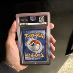 2002 POKEMON EXPEDITION #131 SQUIRTLE-REVERSE FOIL PSA 8 - Image 2