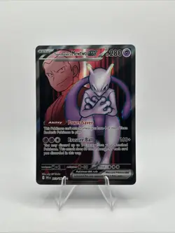 Pokemon TCG Team Rocket's Mewtwo EX SV10 Destined Rivals Holo 213/182 280 HP - Image 1