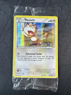 Meowth Toys R Us Promo 053/083 Holo Promo Sealed Pokemon - Image 1
