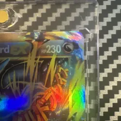 Pokemon Mega M Charizard EX Full Art Holo Card 108/106 Flashfire Secret Rare - Image 5