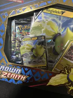 Pokemon TCG Crown Zenith Regieleki V Promo Booster Collection Box Sealed! - Image 4