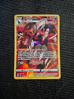 Pokemon Houndoom Ultra Rare SWSH09: Brilliant Stars Trainer Gallery TG10/TG30 NM - Image 1