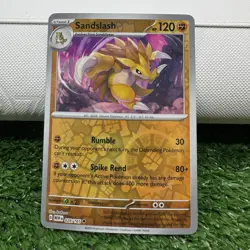 Sandslash 028/165 SV151 Reverse Holo Pokemon TCG Scarlet & Violet - Image 1