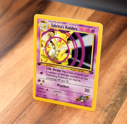 Sabrina’s Kadabra 58/132 1st Edition Gym Challenge Pokemon WOTC LP - Image 3