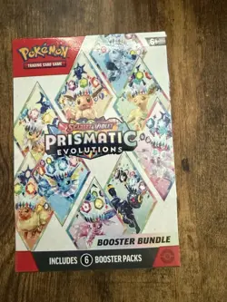 Pokemon TCG Prismatic Evolutions Booster Bundle Box - 6 Booster Packs - Image 2
