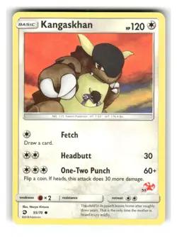 Kangaskhan 55/70 Common Dragon Majesty Pokemon Lightly Played - Image 1