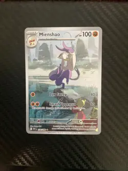 Mienshao 134/086 Pokemon SV: White Flare Illustration Rare Holo 2025 NM - Image 1