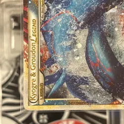 Kyogre & Groudon Legend UR Holo 87/90 DMG Undaunted Pokemon TCG Ultra Rare - Image 5