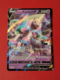 Pokemon TCG - Galarian Rapidash V - SWSH111 Prize Pack - Prize Pack Series - Image 1