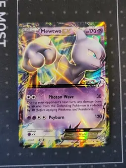 Mewtwo EX XY183 - Black Star Promo - Holo Pokemon Card - Image 1