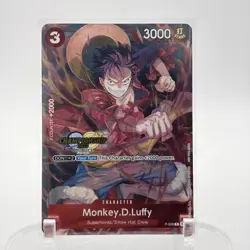 One Piece Monkey.D.Luffy P-006 PR - CS 2023 Celebration Pack Promo NM ENGLISH - Image 1