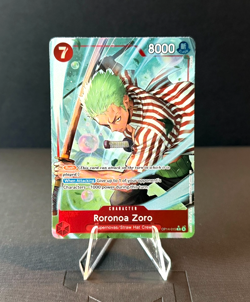 Roronoa Zoro OP14-015 Alt Art | One Piece TCG OP14 Azure Sea's Seven - Image 1