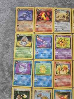 Complete Pokemon 1st Edition Team Rocket Non Holo Uncommon/Common 50 Card Set NM - Image 3