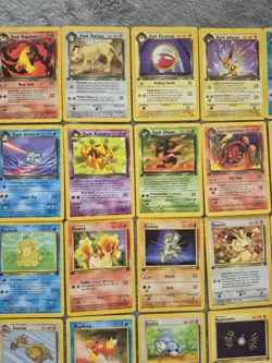 Complete Pokemon 1st Edition Team Rocket Non Holo Uncommon/Common 50 Card Set NM - Image 4