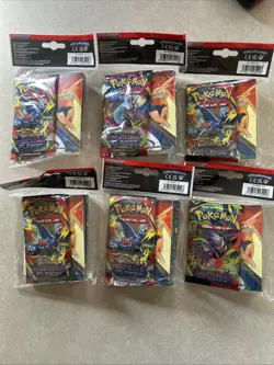 Lot of six Pokemon Cards - M.E. Phantasmal Flames - MINI ALBUM w/ Booster Pack - Image 2