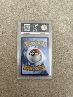 Pokemon TCG Rayquaza v Evolving Skies Holo Ultra Rare Card 193/203 Ace 9 Graded - Image 2