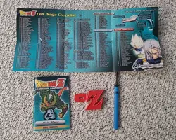 Dragon Ball Z TCG Collectible Card Game Rulebook Cell Saga + Scouter & Sword - Image 1