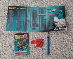 Dragon Ball Z TCG Collectible Card Game Rulebook Cell Saga + Scouter & Sword - Image 2