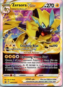 Zeraora VSTAR Holo Promo SWSH: Sword & Shield Promo Cards SWSH265 NM - Image 1