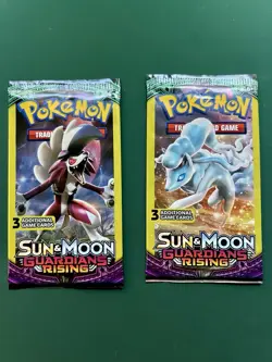 Pokemon Guardians Rising Sun & Moon 3 Card Pack - 1 Sealed Pack - Image 1