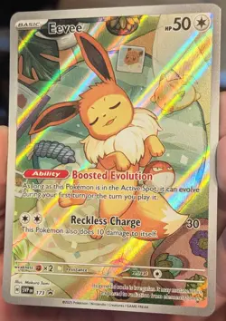 Eevee SVP 173 NM Prismatic Evolutions Black Star Promo [Pokemon, ETB, Near Mint] - Image 4