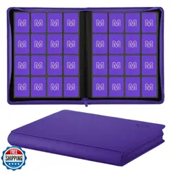 Premium Card Binder 16 Pocket,Trading Card Binder Holds up to 1000+Cards Stur - Image 1