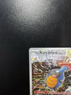 Pokemon TCG Karrablast 094/086 Illustration Rare Holo Sv: Black Bolt English NM - Image 3