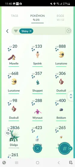 Pokemon Go (Stage 32) Shiny Legendary Dialga ( 25 Shinys ) - Image 5
