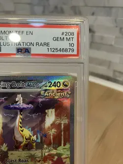 2024 POKEMON TEF EN-TEMPORAL FORCES #208 RAGING BOLT EX PSA 10 - Image 2