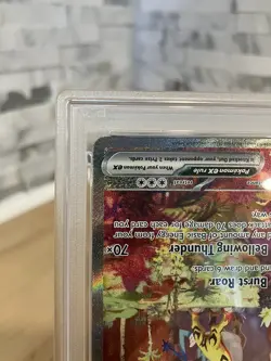 2024 POKEMON TEF EN-TEMPORAL FORCES #208 RAGING BOLT EX PSA 10 - Image 5