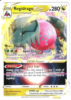 Regidrago VSTAR world championship 2024 Pokemon Card (FREE S&H) - Image 1