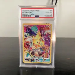 Pokemon Pikachu Secret Rare Full Art Holo 160/159 Crown Zenith PSA 10 2023 - Image 1