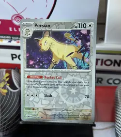Pokemon TCG Persian Scarlet & Violet-151 053/165 Reverse Holo Uncommon - Image 1