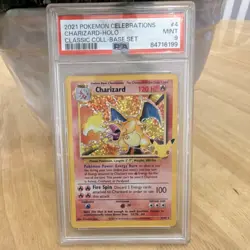 Pokemon Celebrations Charizard Classic Collection Holo PSA 9 4/102 - Image 1